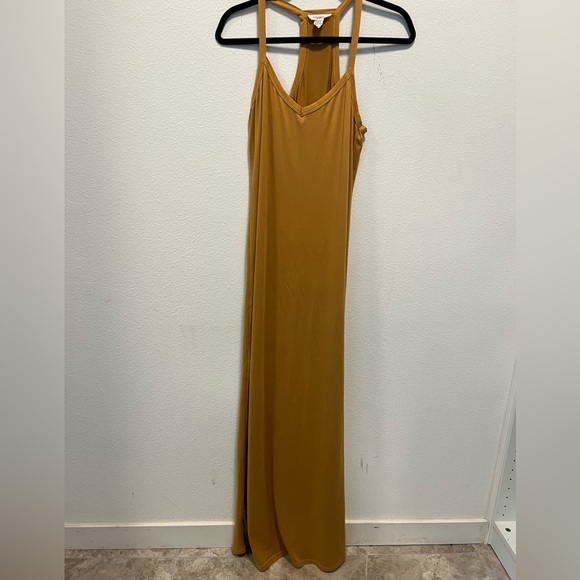 capella Dresses & Skirts - Camel Color - Racerback Maxi Dress | Minimal Slip Dress | Size L | Capella